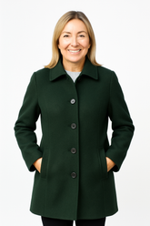 Charlotte- Slim Fit Womens Cashmere Wool Coat