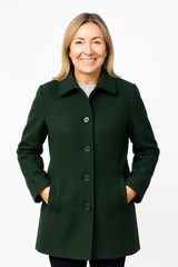 Charlotte- Slim Fit Womens Cashmere Wool Coat