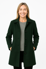 Charlotte- Slim Fit Womens Cashmere Wool Coat