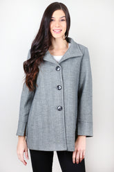 Cali - Short Tweed Womens Coat