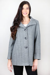 Cali - Short Tweed Womens Coat