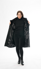 Jen - Faux Fur Collar Womens Coat