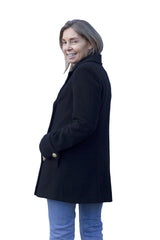 Jess - Double Breasted Womens Cashmere Wool Coat