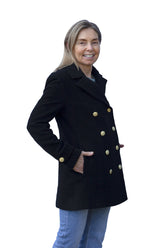 Jess - Double Breasted Womens Cashmere Wool Coat