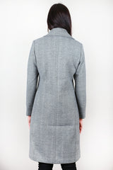 Betty - Long Tweed Wool Womens Coat
