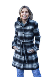 Sandro - Slim Fit Womens Cashmere Wool Coat