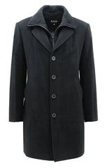 Proflie - Slim Fit Mens Cashmere Wool Coat