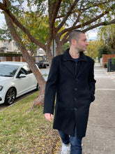 Proflie - Slim Fit Mens Cashmere Wool Coat