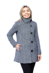 Womens Mandarin 53 herringbone jacket