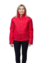 Womens Moon puffer red short