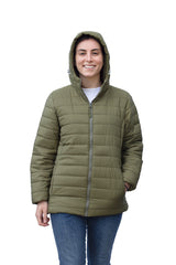 Down - Short Down Feather Womens Puffer Jacket