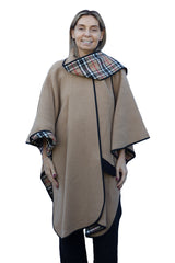 Emma - Reversible Womens Wool Cape