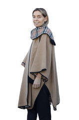 Emma - Reversible Womens Wool Cape