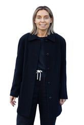 Shelley - Single Breasted Womens Cashmere Wool Coat