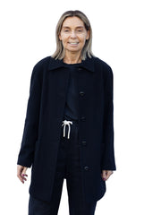 Shelley - Single Breasted Womens Cashmere Wool Coat