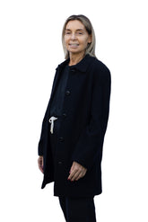 Shelley - Single Breasted Womens Cashmere Wool Coat