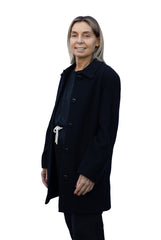 Shelley - Single Breasted Womens Cashmere Wool Coat