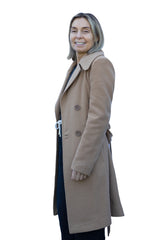 Kate - Double Breasted Womens Cashmere Wool Coat