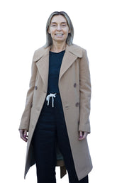 Kate - Double Breasted Womens Cashmere Wool Coat