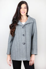 Cali - Short Tweed Womens Coat