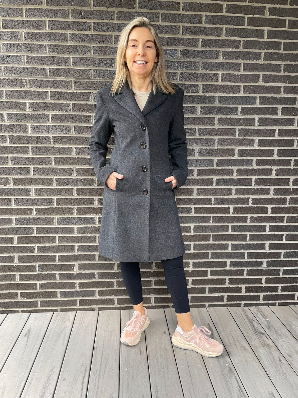 Maxi Coat Grey Wool Long Coat Womens Cashmere Coat Womens Winter