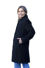 Picadilly - Single Breasted Womens Cashmere Wool Coat