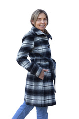 Sandro - Slim Fit Womens Cashmere Wool Coat