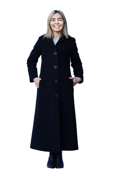 Maxi Full Length Womens Cashmere Wool Coat Paddington Coats