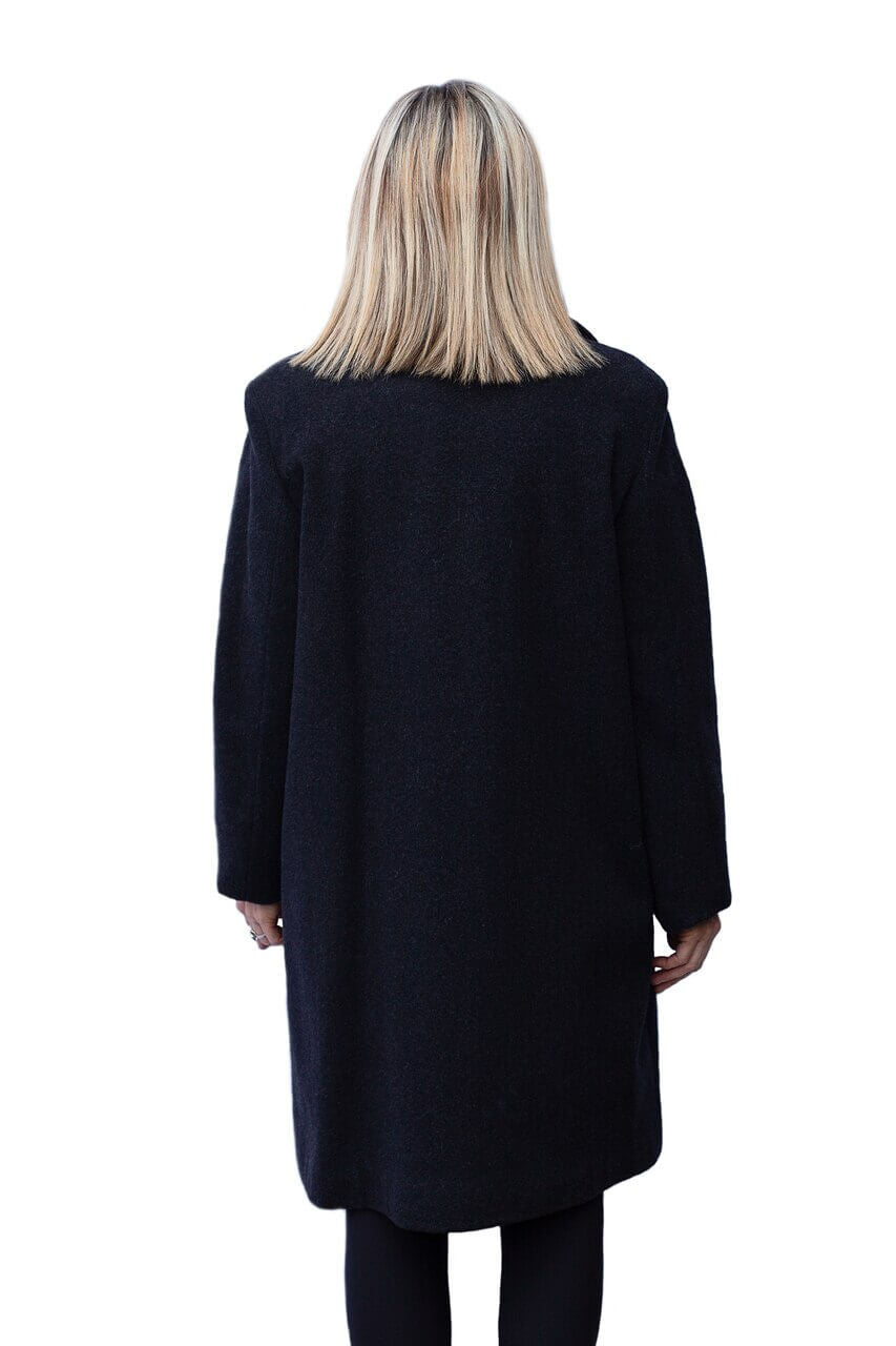 Womens Milano black wool jacket
