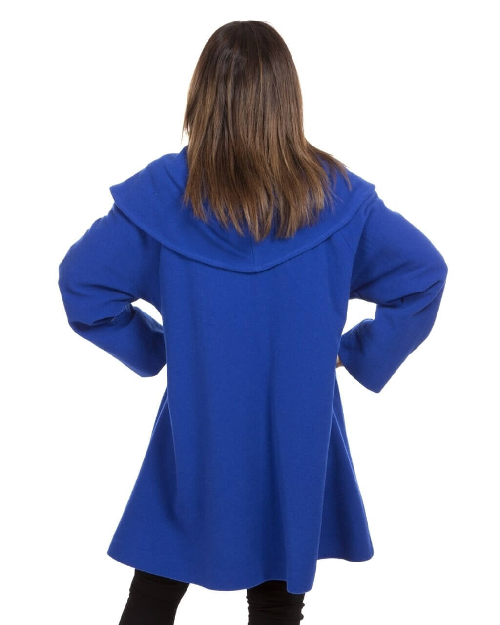 Womens Swing blue jacket cashmere wool