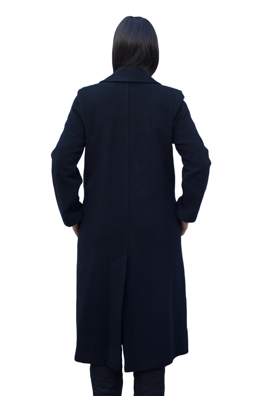 Liv - Double Breasted Womens Cashmere Wool Coat